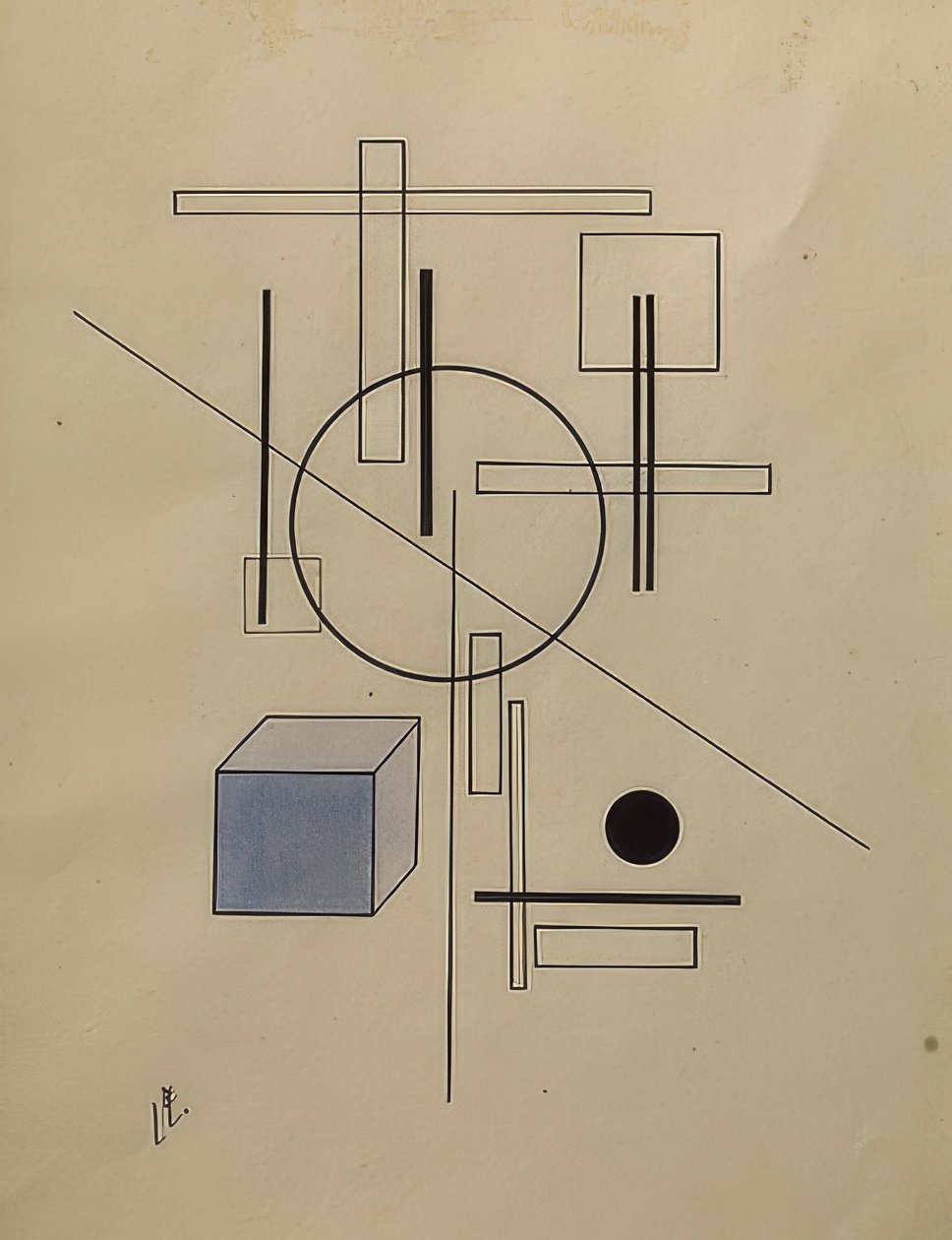 Composizione da Eliezer Markowich Lissitzky