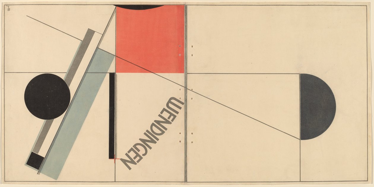 Wendingen da Eliezer Markowich Lissitzky