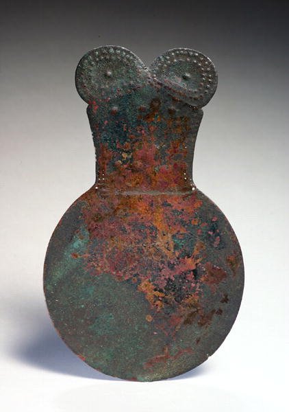 Specchio, da Marlik, nord-ovest Iran, c.1400 a.C. (bronzo) da Elamite