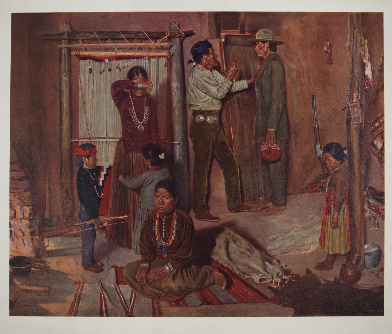 Partenza per la Carlisle Indian School da Elbridge Ayer Burbank