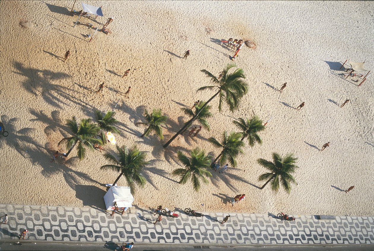 Brasile, Rio de Janeiro, Spiaggia di Ipanema, vista aerea (foto) da Nicolas d