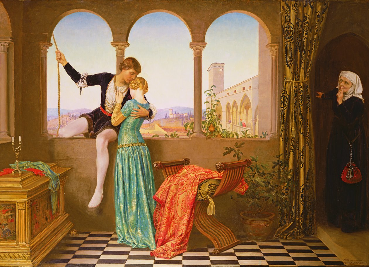 Addio - un bacio, e scenderò da Eleanor Fortescue Brickdale