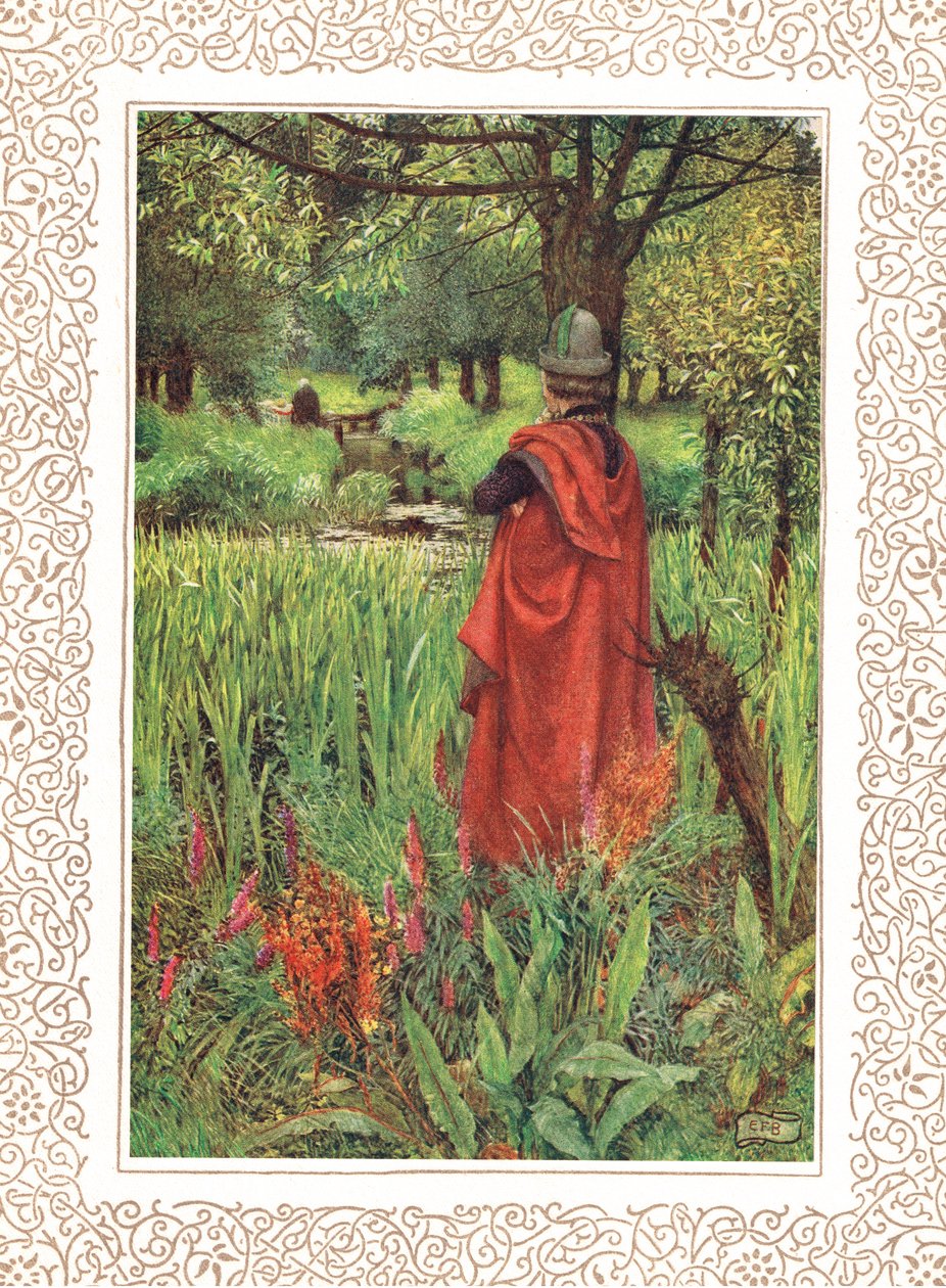 Addio bella giglio, illustrazione da 