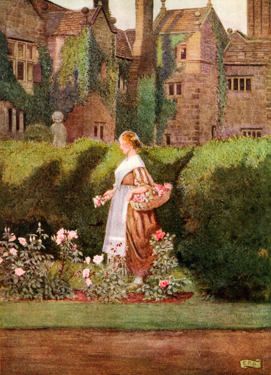 Illustrazione per la poesia Ciliegie Mature di Anon, dal libro 
