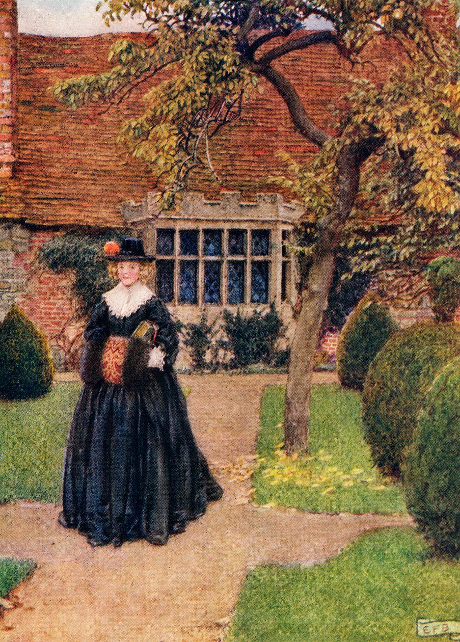 Illustrazione per la poesia The Poetry of Dress di Herrick, dal libro 