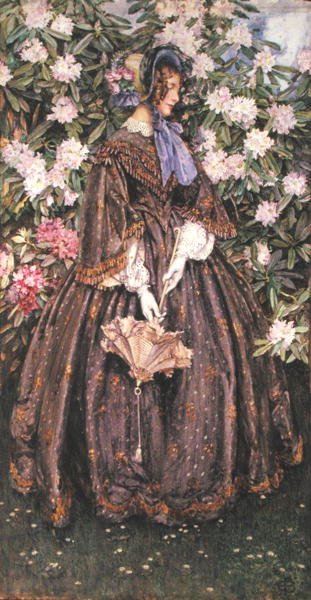 Signora con parasole da Eleanor Fortescue Brickdale