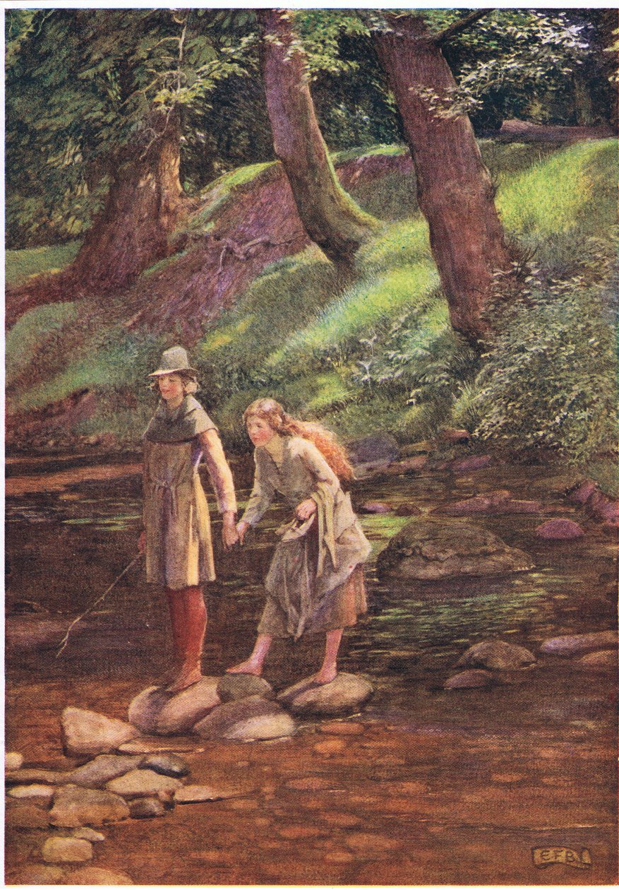 Rosalind e Celia da Eleanor Fortescue Brickdale