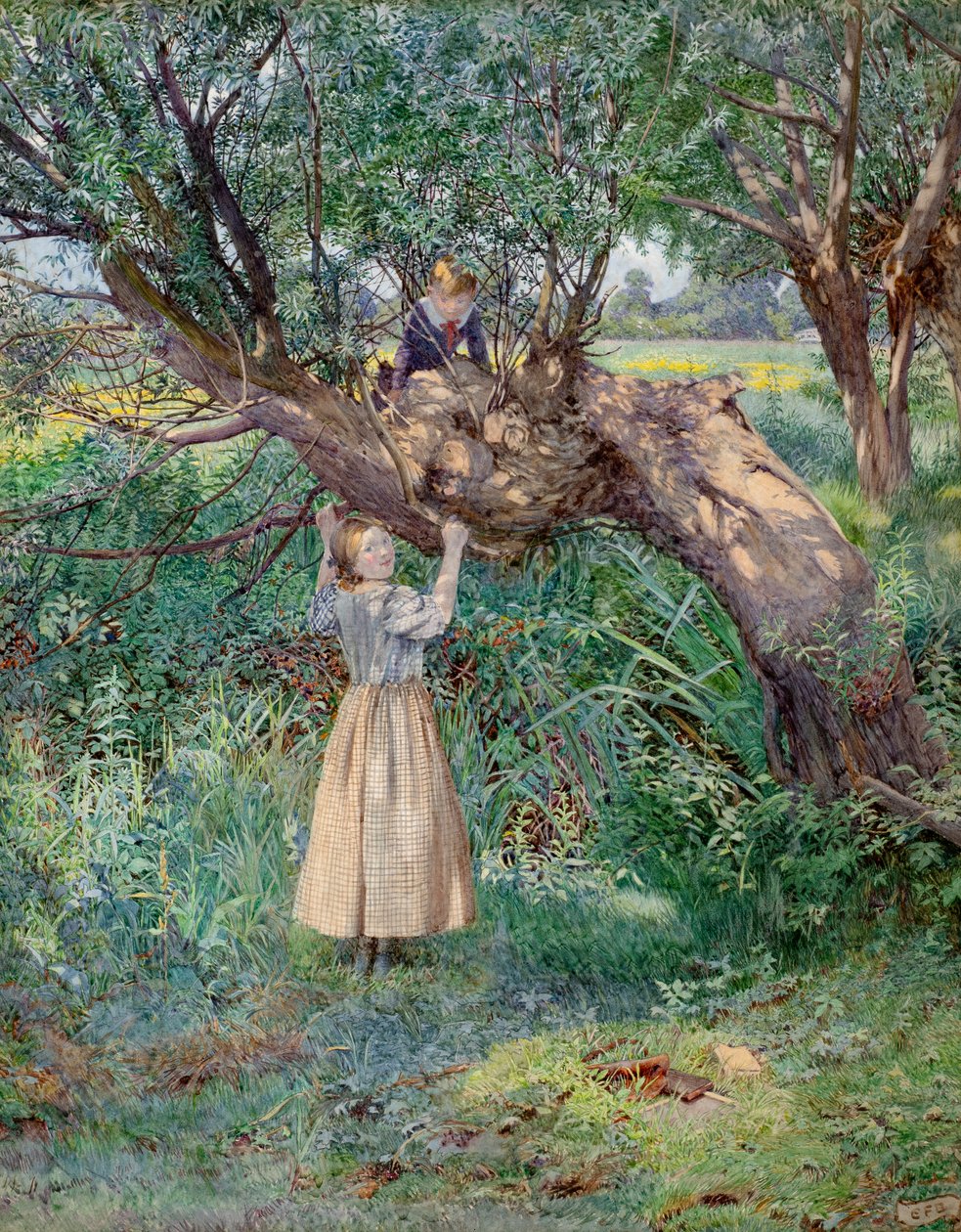 I truffatori (acquerello) da Eleanor Fortescue-Brickdale