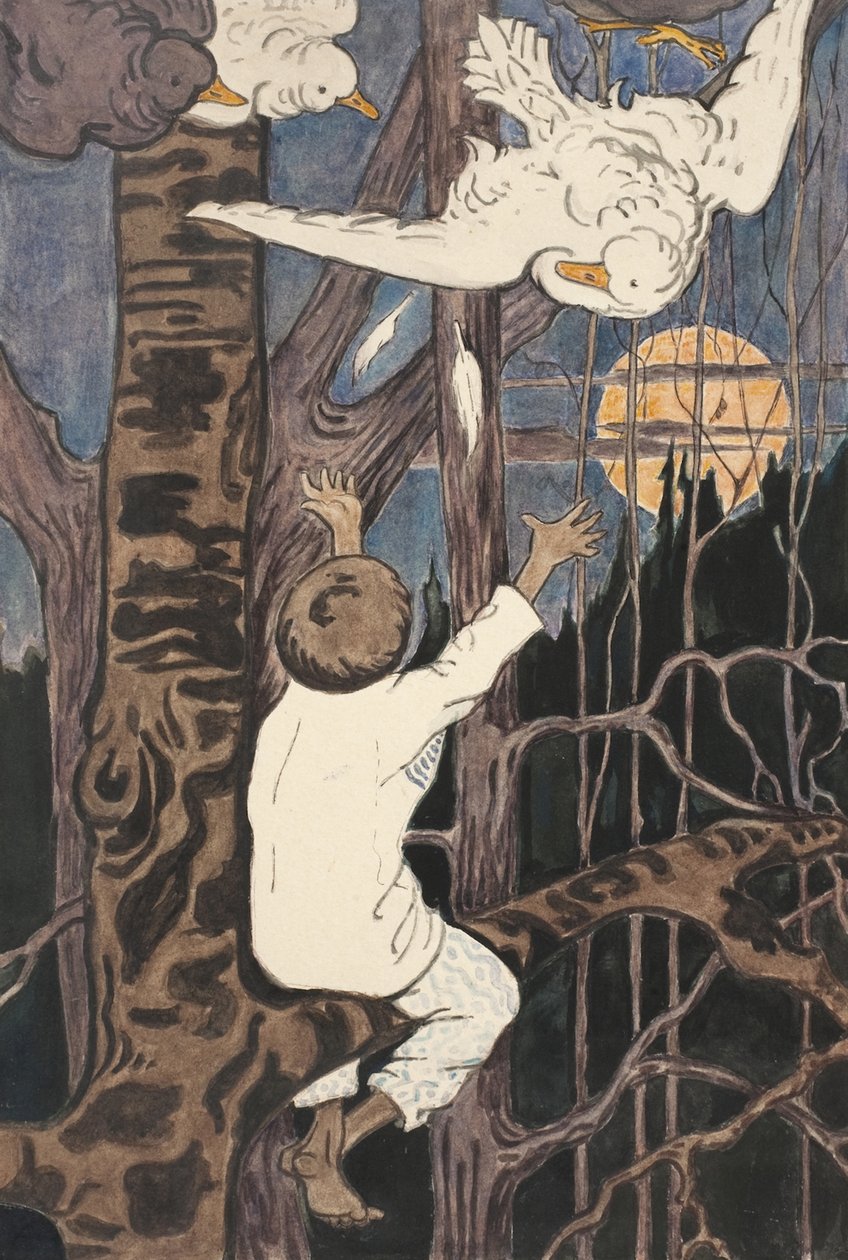Illustrazione per Il racconto di Synko-Philipko da Elena Dmitryevna Polenova