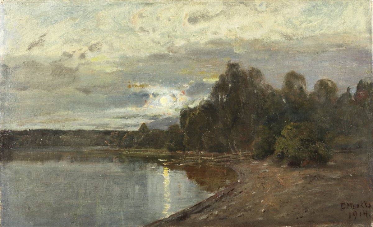 Paesaggio al chiaro di luna da Elias Muukka