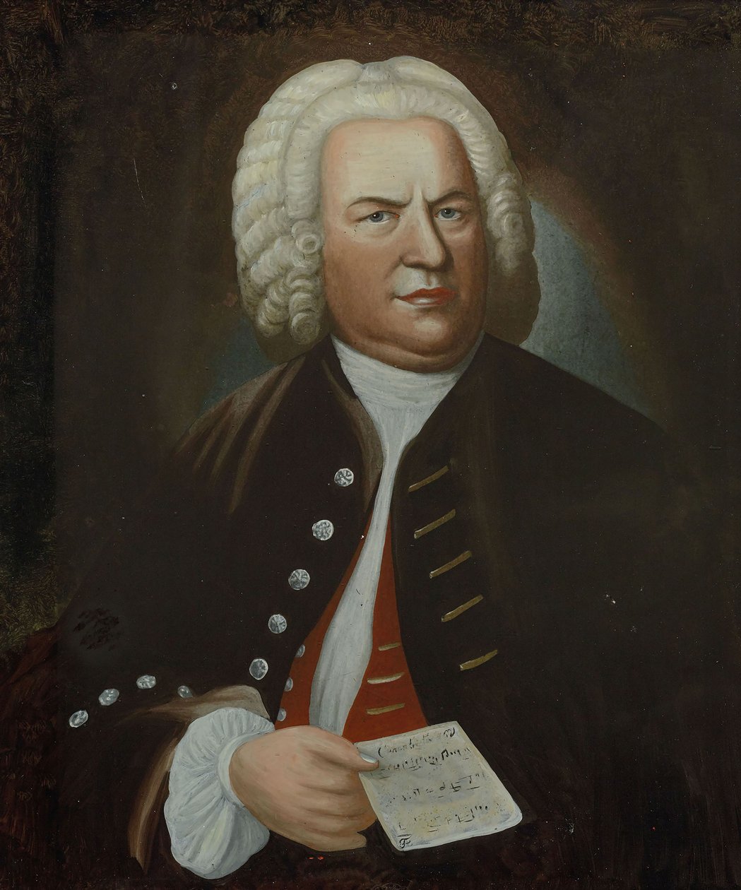 Ritratto di Johann Sebastian Bach, metà del XVIII sec. da Elias Gottlob Haussmann