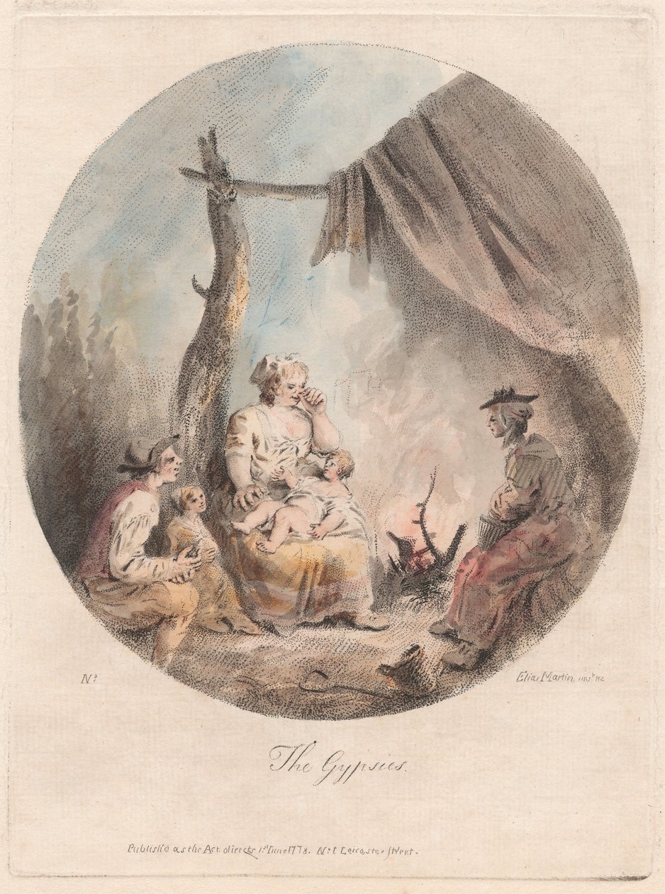 Gli zingari da Elias Martin