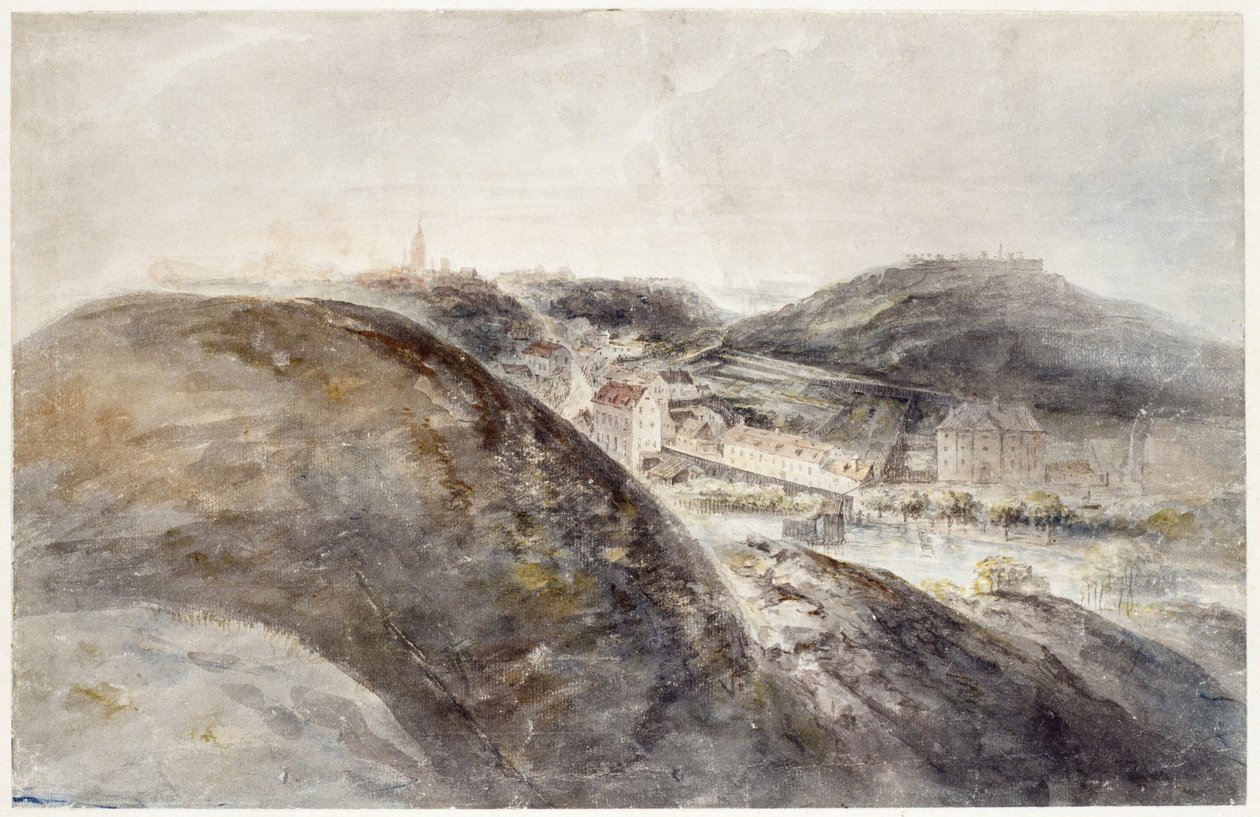 Vista su Södermalm da Elias Martin