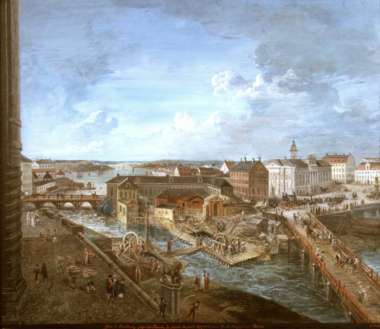 Vista di Stoccolma da Elias Martin