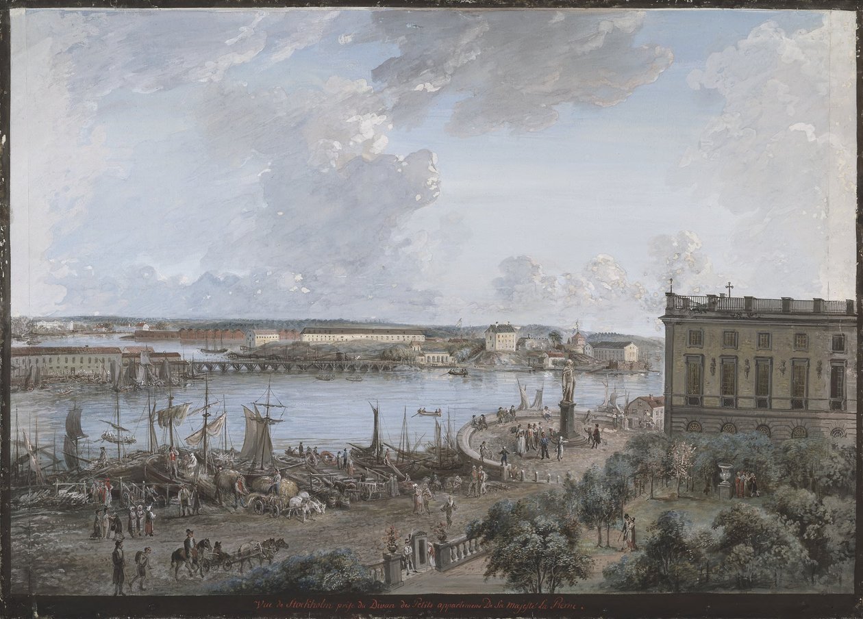 Veduta di Stoccolma da Elias Martin