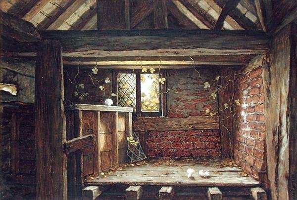 Tra le travi, Speke Hall, Liverpool da Elias Mollineaux Bancroft