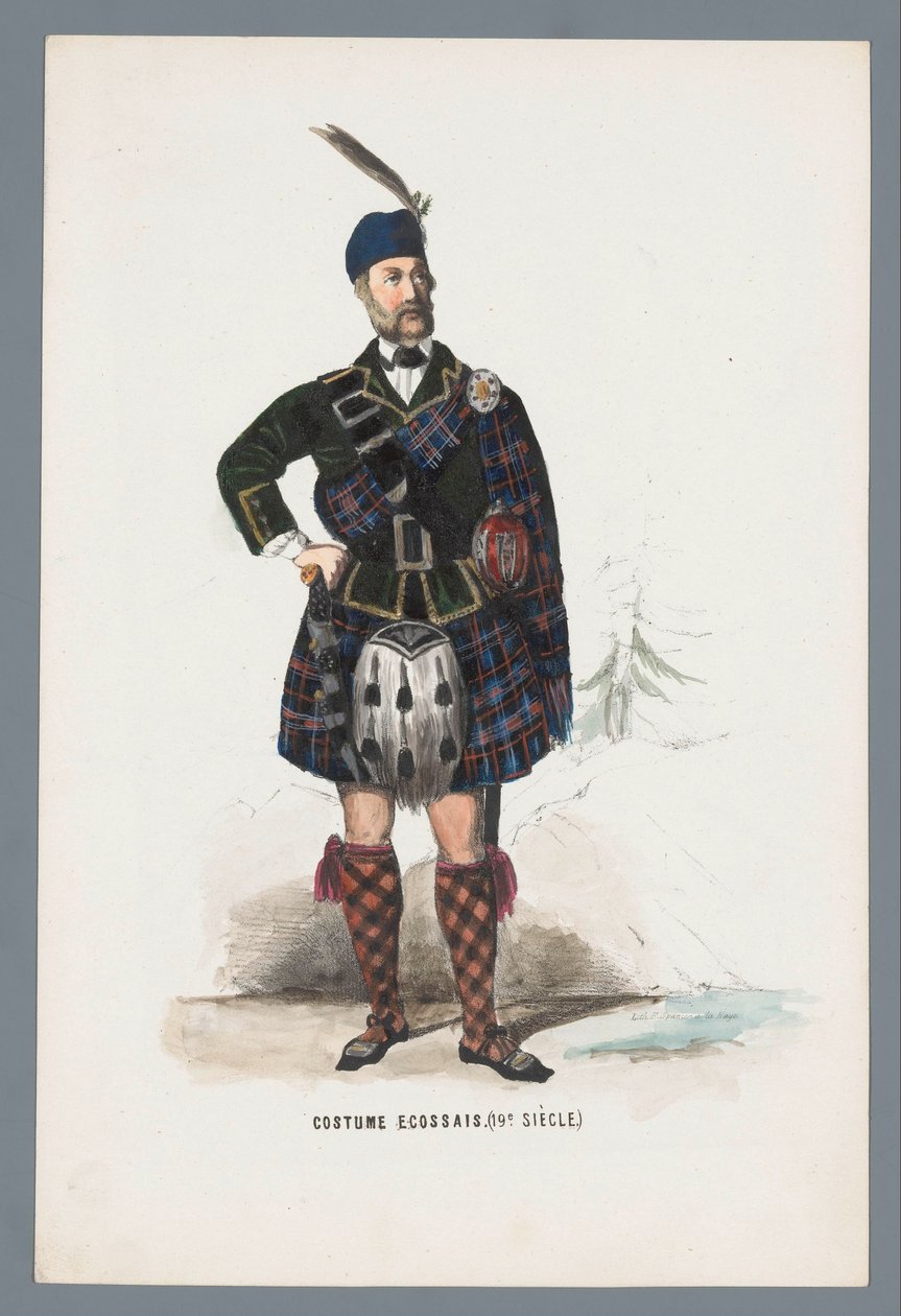 Costume scozzese (XIX secolo) da Elias Spanier