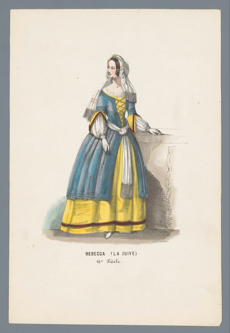 Rebecca (La Giudea) / 15° secolo da Elias Spanier