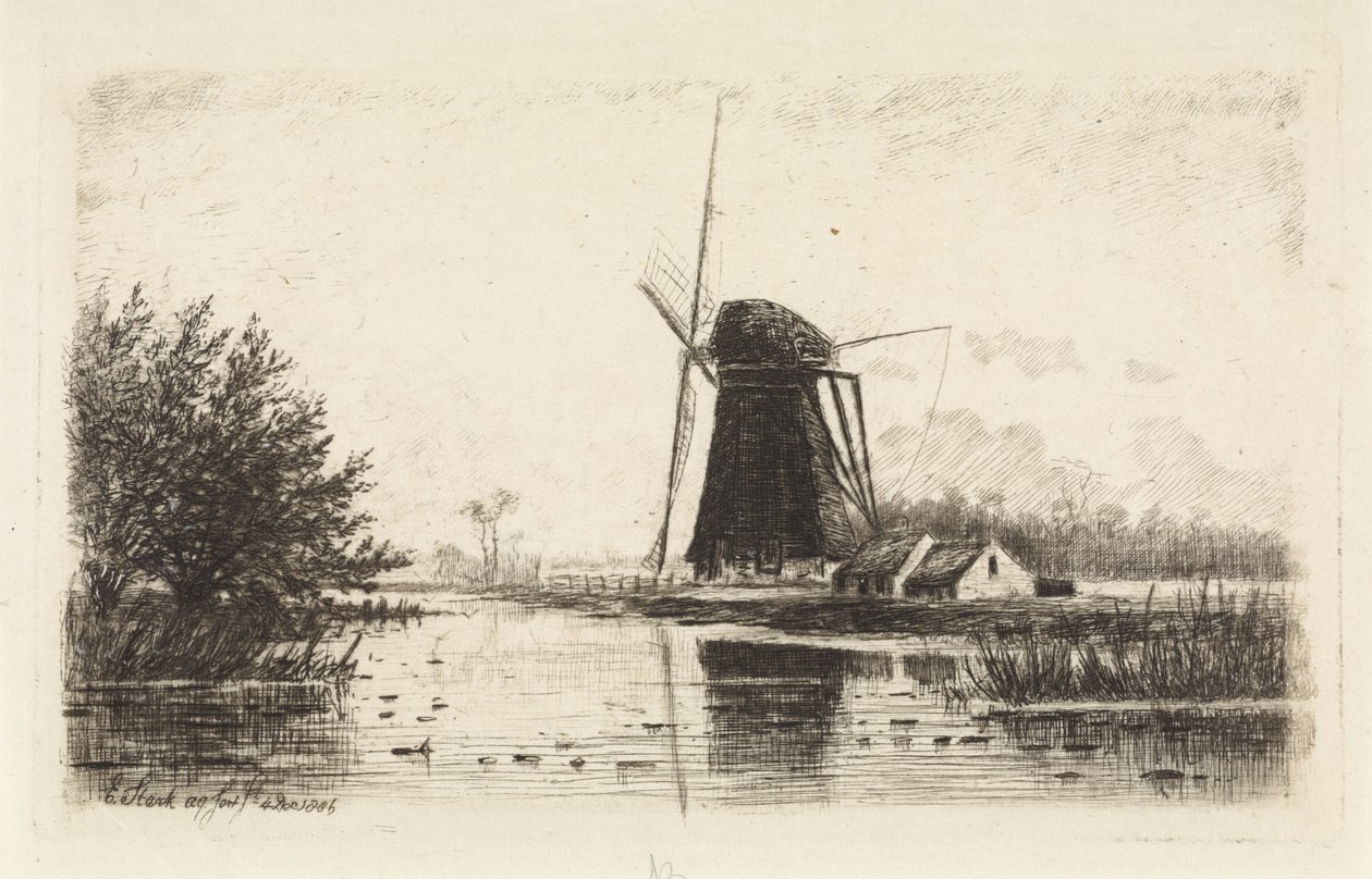 Mulino a Baambrugge da Elias Stark