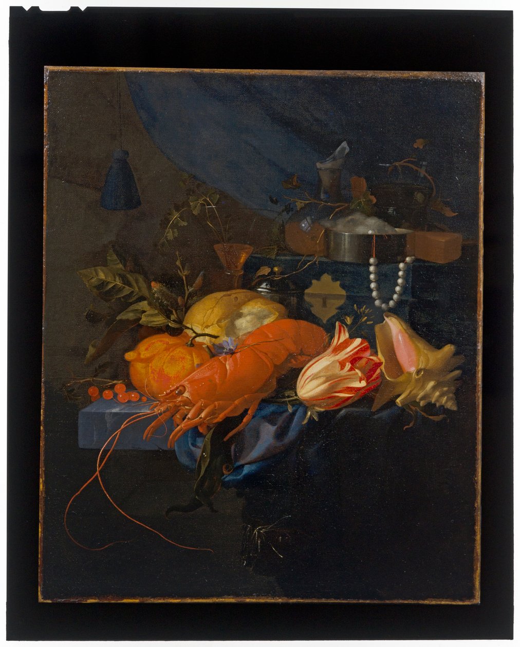 Natura morta con aragosta da Elias van den Broeck