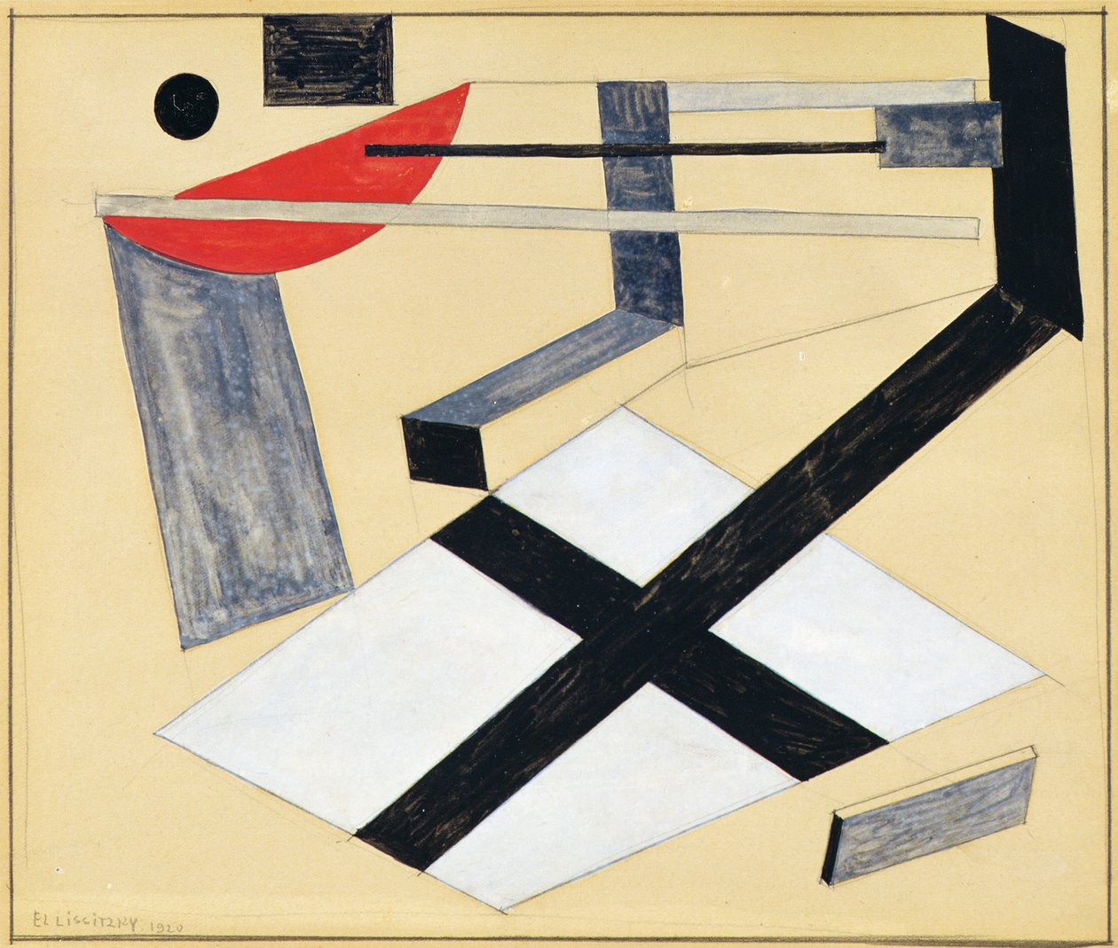 Studio per Proun30T da Eliezer Markowich Lissitzky