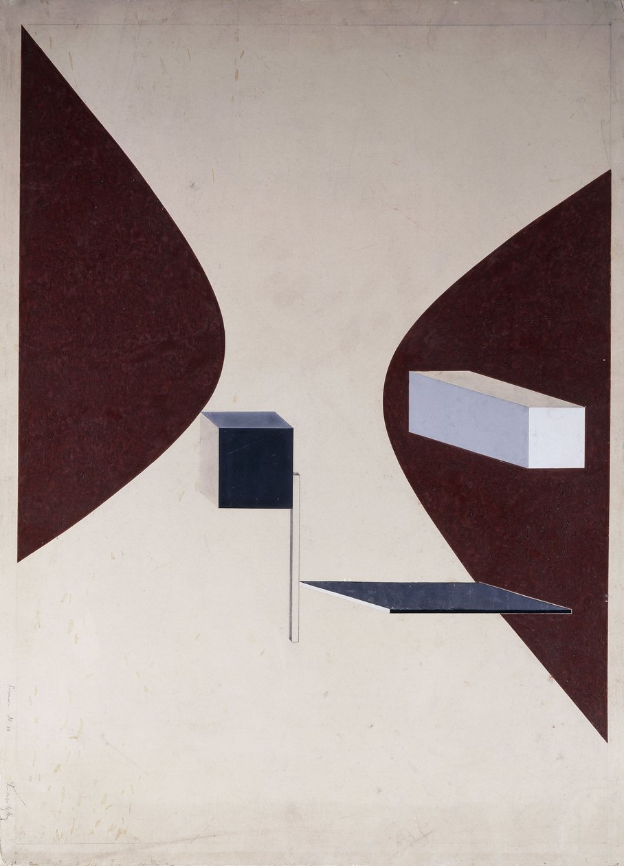 Proun N 90 da Eliezer Markowich Lissitzky