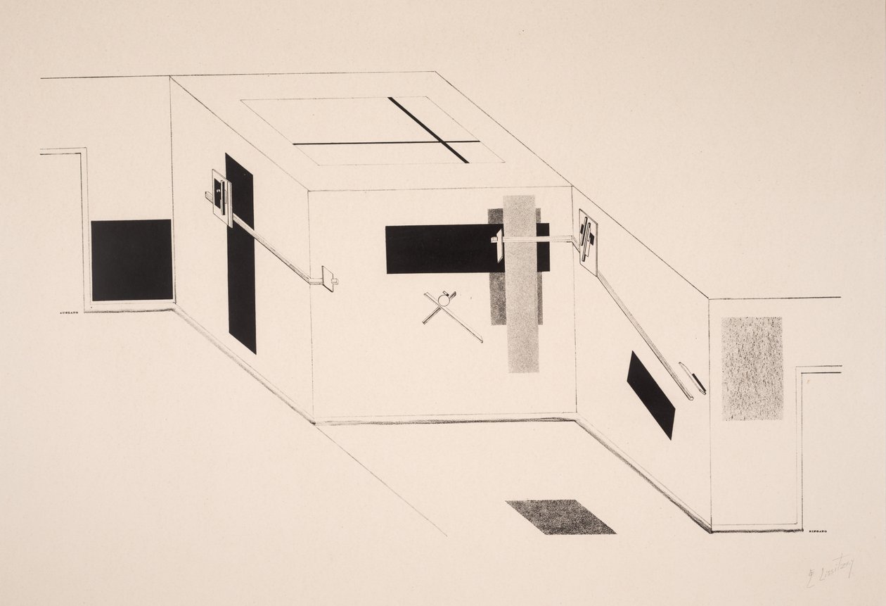 Senza titolo da Eliezer Markowich Lissitzky