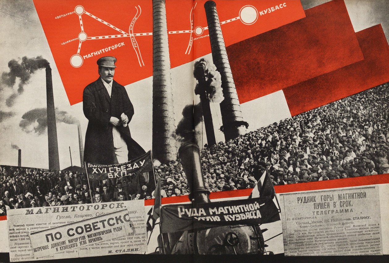 Magnitogorsk - Kuzbass. Illustrazione da L