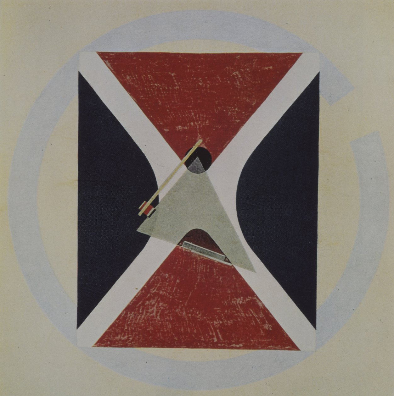 Proun 43, 1924 da Eliezer Markowich Lissitzky