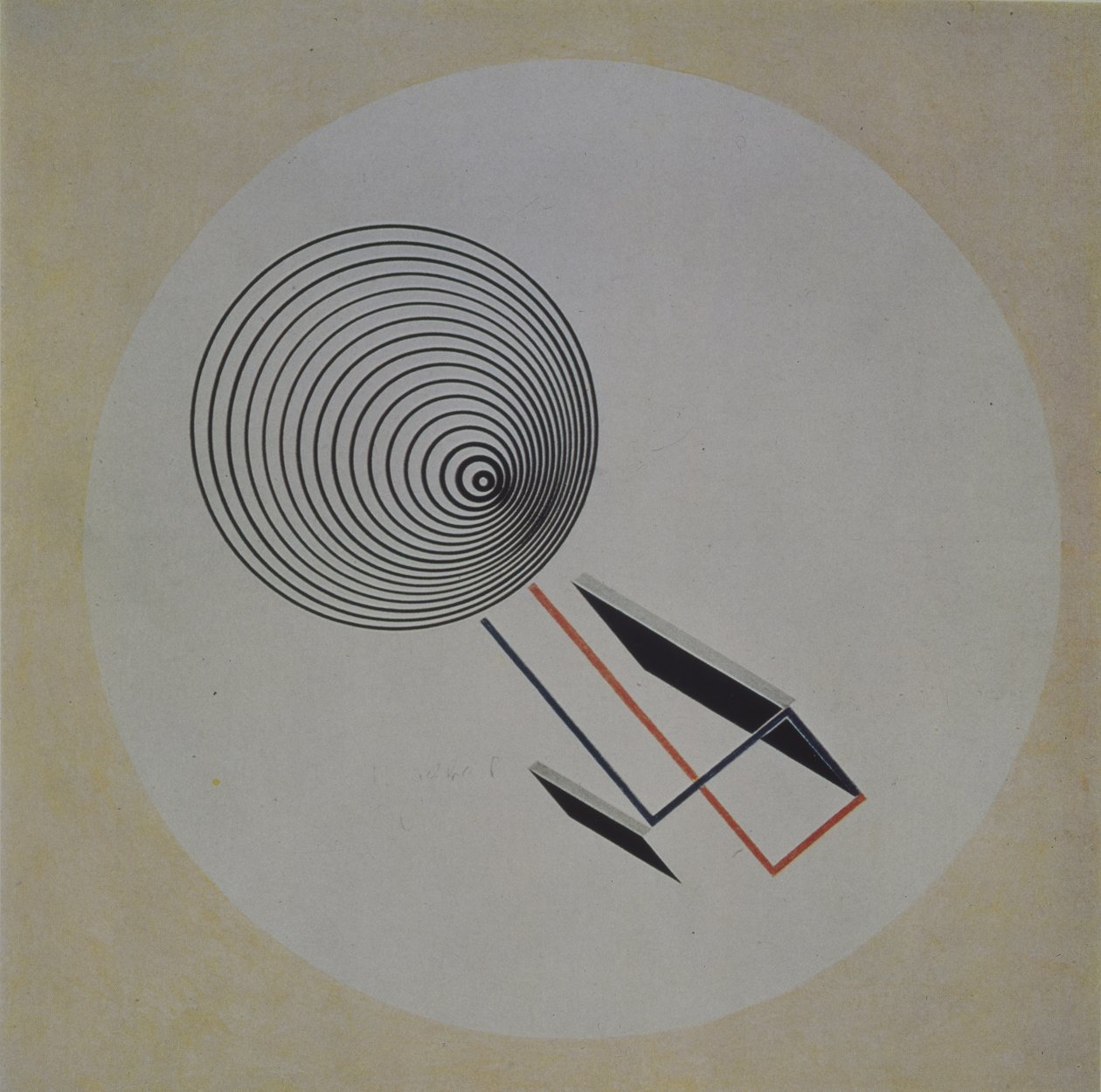Proun 93. Spirale fluttuante da Eliezer Markowich Lissitzky