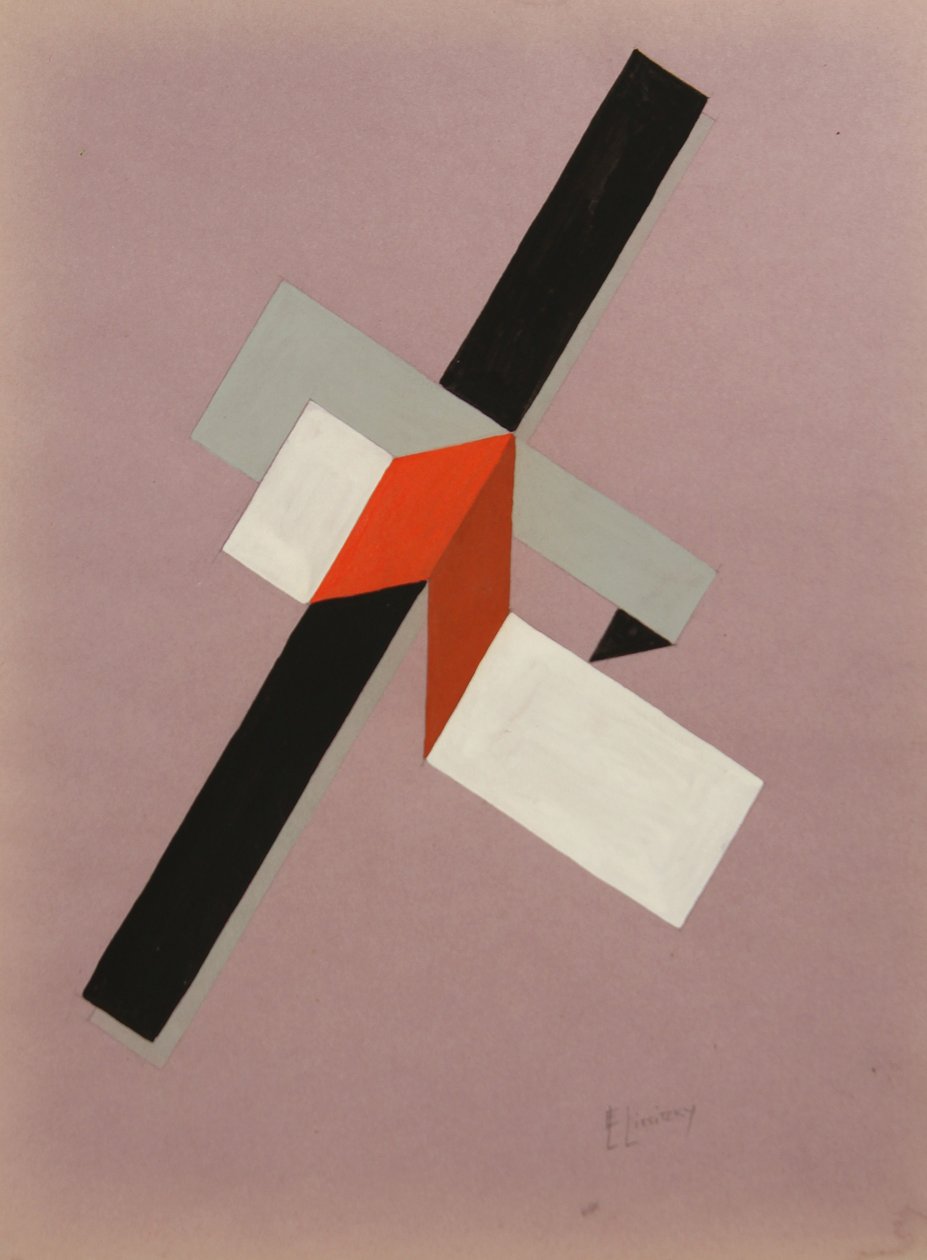 Proun, ca 1923 da Eliezer Markowich Lissitzky
