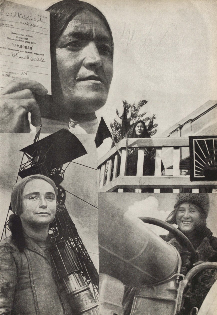 Donna sovietica. Illustrazione da L
