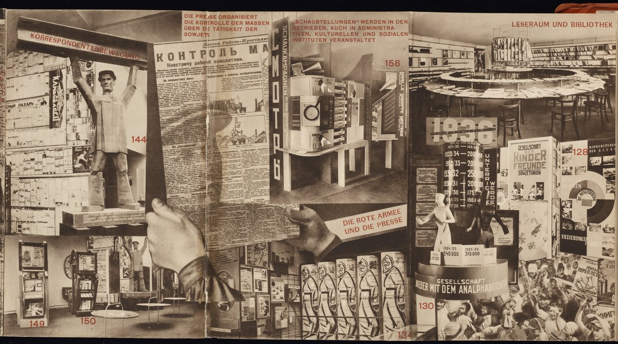 URSS. Catalogo del padiglione sovietico alla Mostra Internazionale della Stampa, Colonia, 1928 da Eliezer Markowich Lissitzky