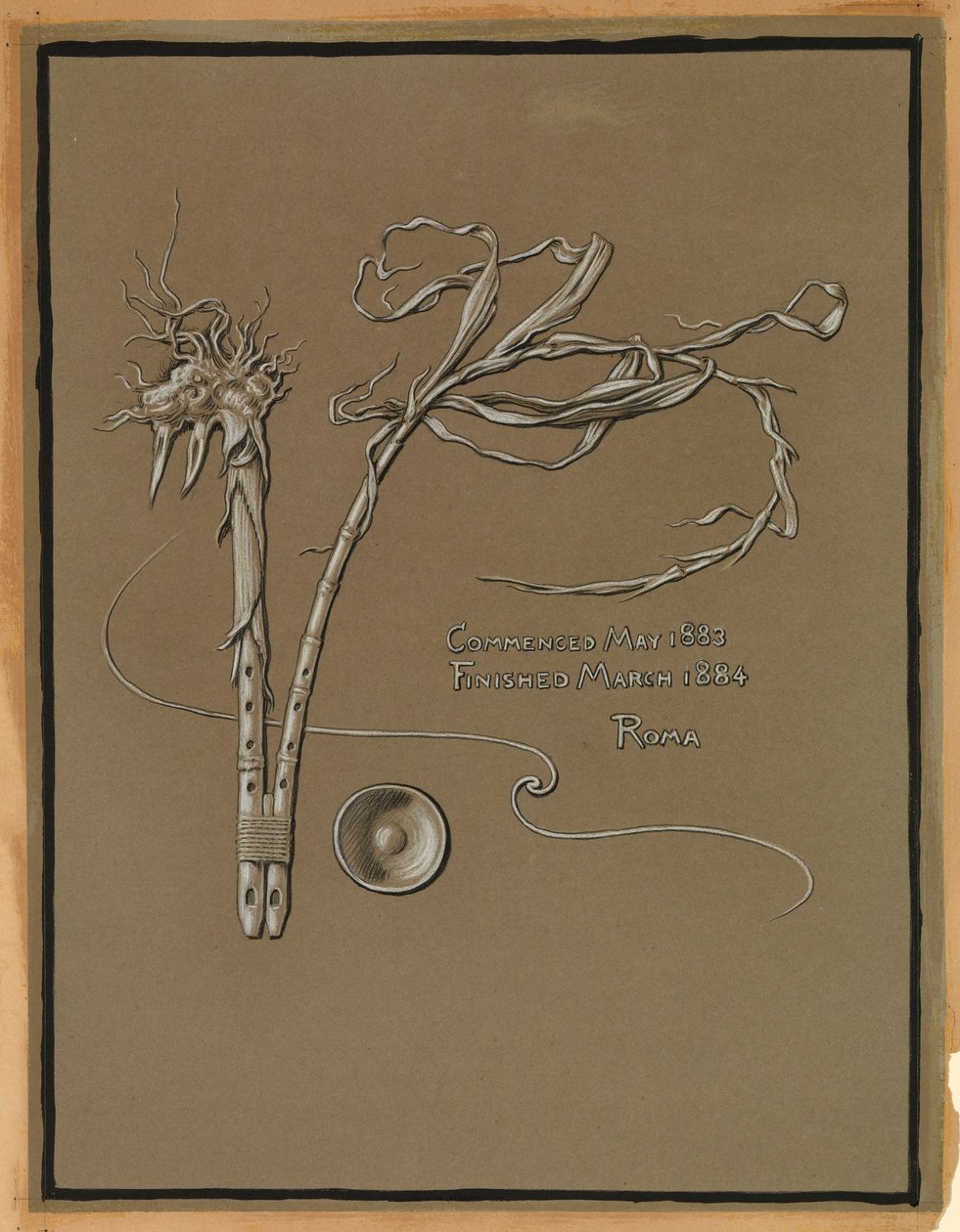 (Illustrazione per il Rubáiyát di Omar Khayyám) Firma dell