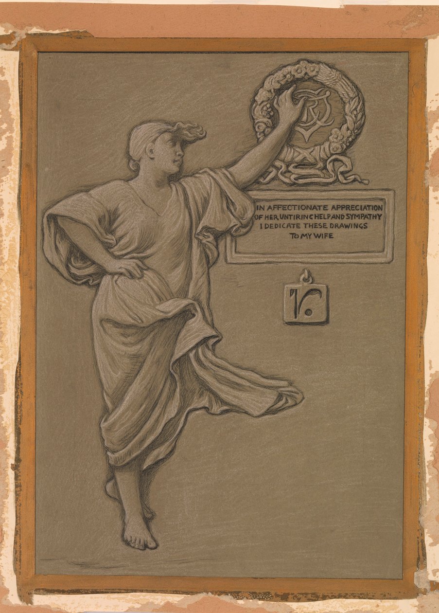 (Illustrazione per il Rubáiyát di Omar Khayyám) Dedicazione da Elihu Vedder