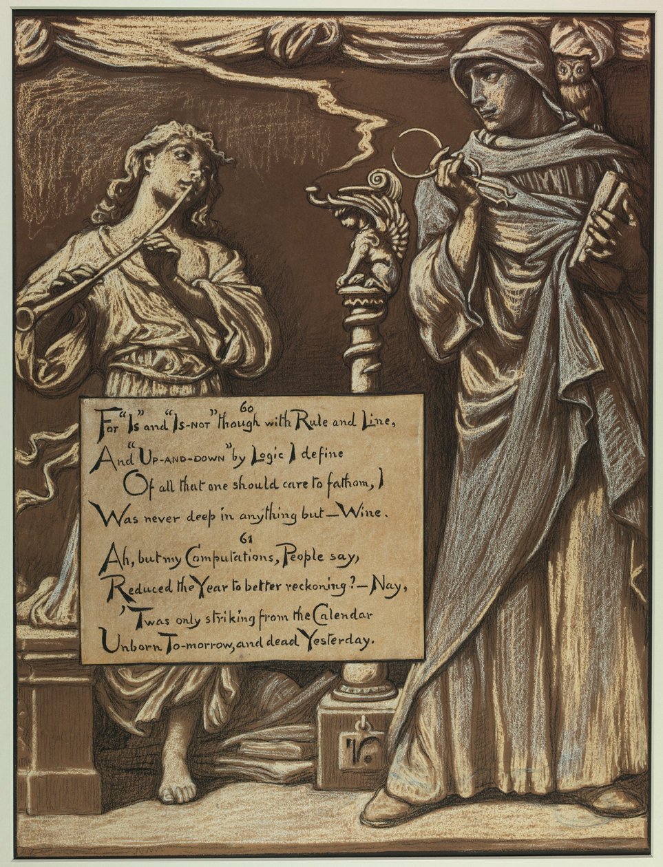 (Illustrazione per il Rubáiyát di Omar Khayyám) Il divorzio della ragione da Elihu Vedder