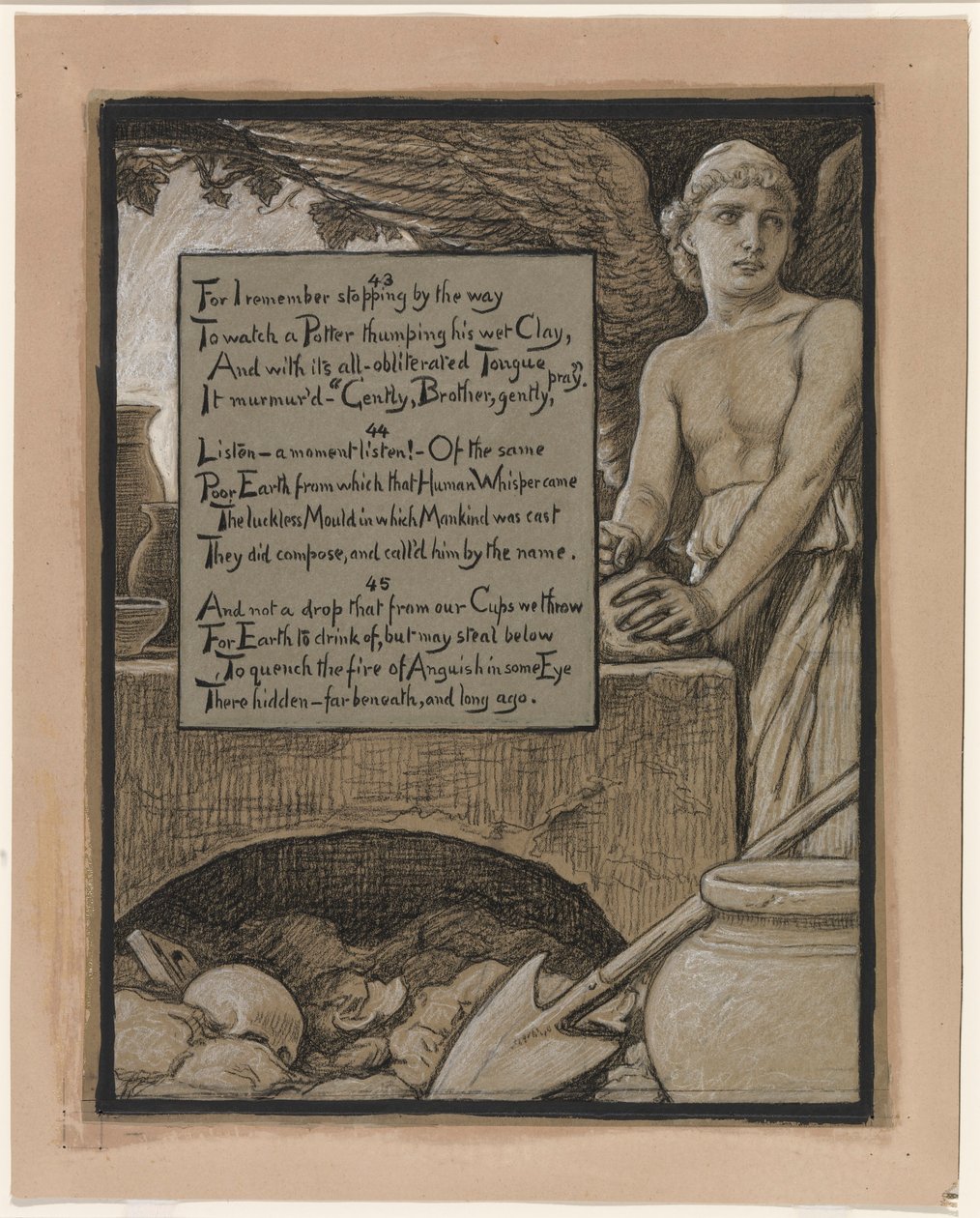 (Illustrazione per il Rubáiyát di Omar Khayyám) Il vasaio celeste da Elihu Vedder