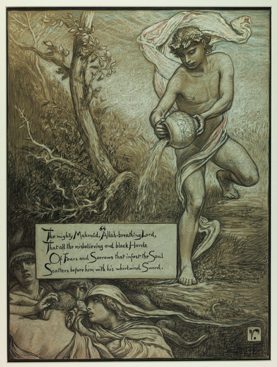 (Illustrazione per il Rubáiyát di Omar Khayyám) Il potente Mahmud da Elihu Vedder