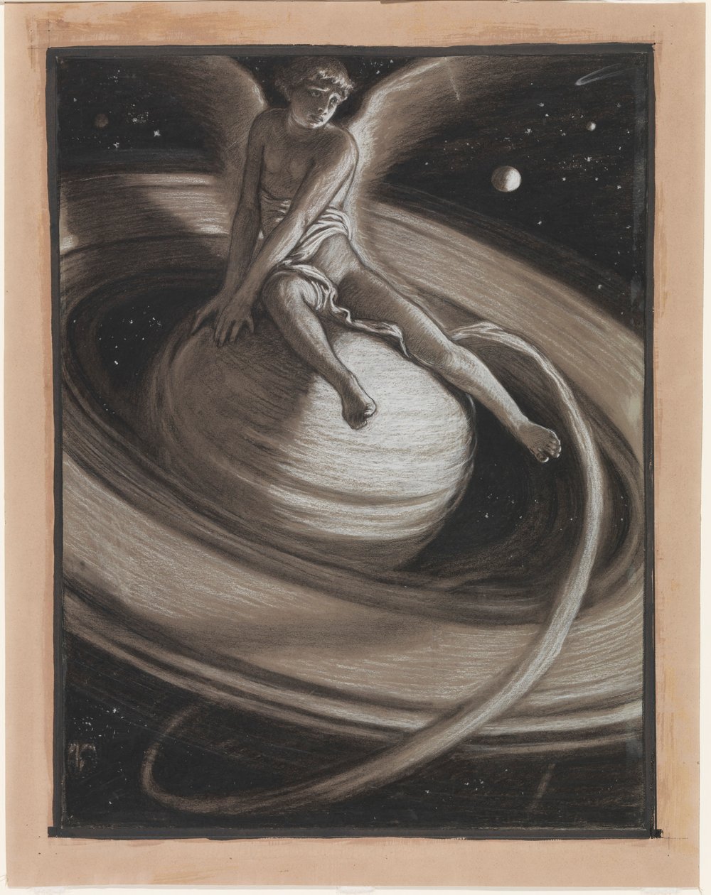 (Illustrazione per il Rubáiyát di Omar Khayyám) Il trono di Saturno da Elihu Vedder