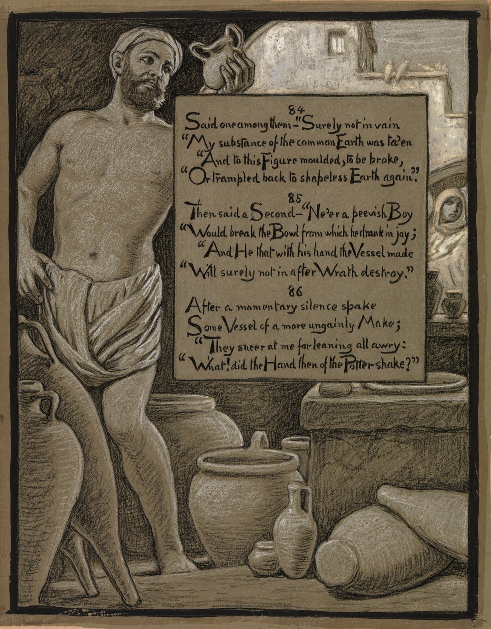 (Illustrazione per il Rubáiyát di Omar Khayyám) La pentola non avariata da Elihu Vedder