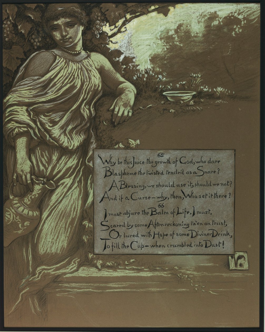 (Illustrazione per il Rubáiyát di Omar Khayyám) La vite da Elihu Vedder
