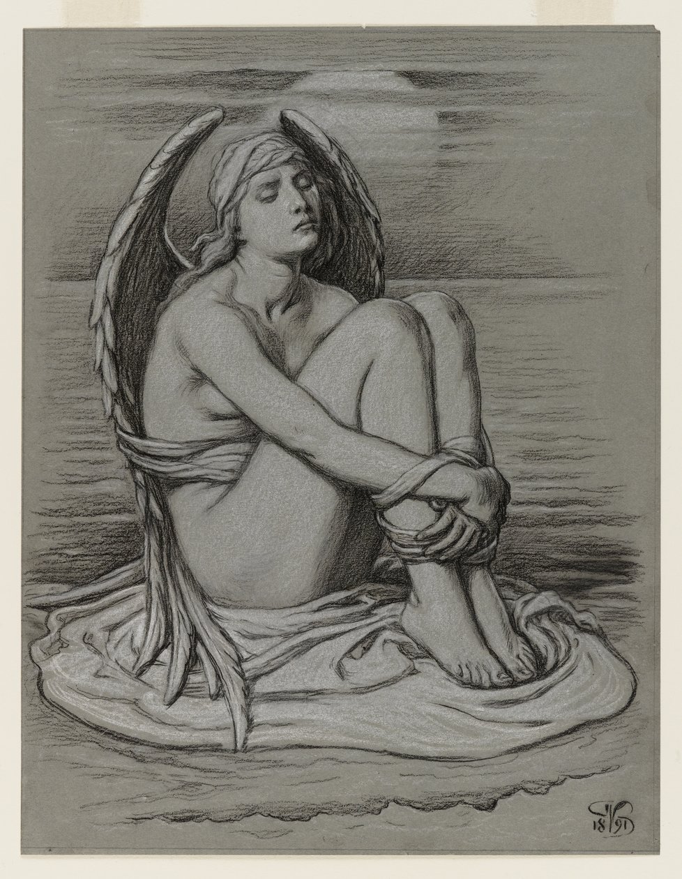 Angelo legato da Elihu Vedder