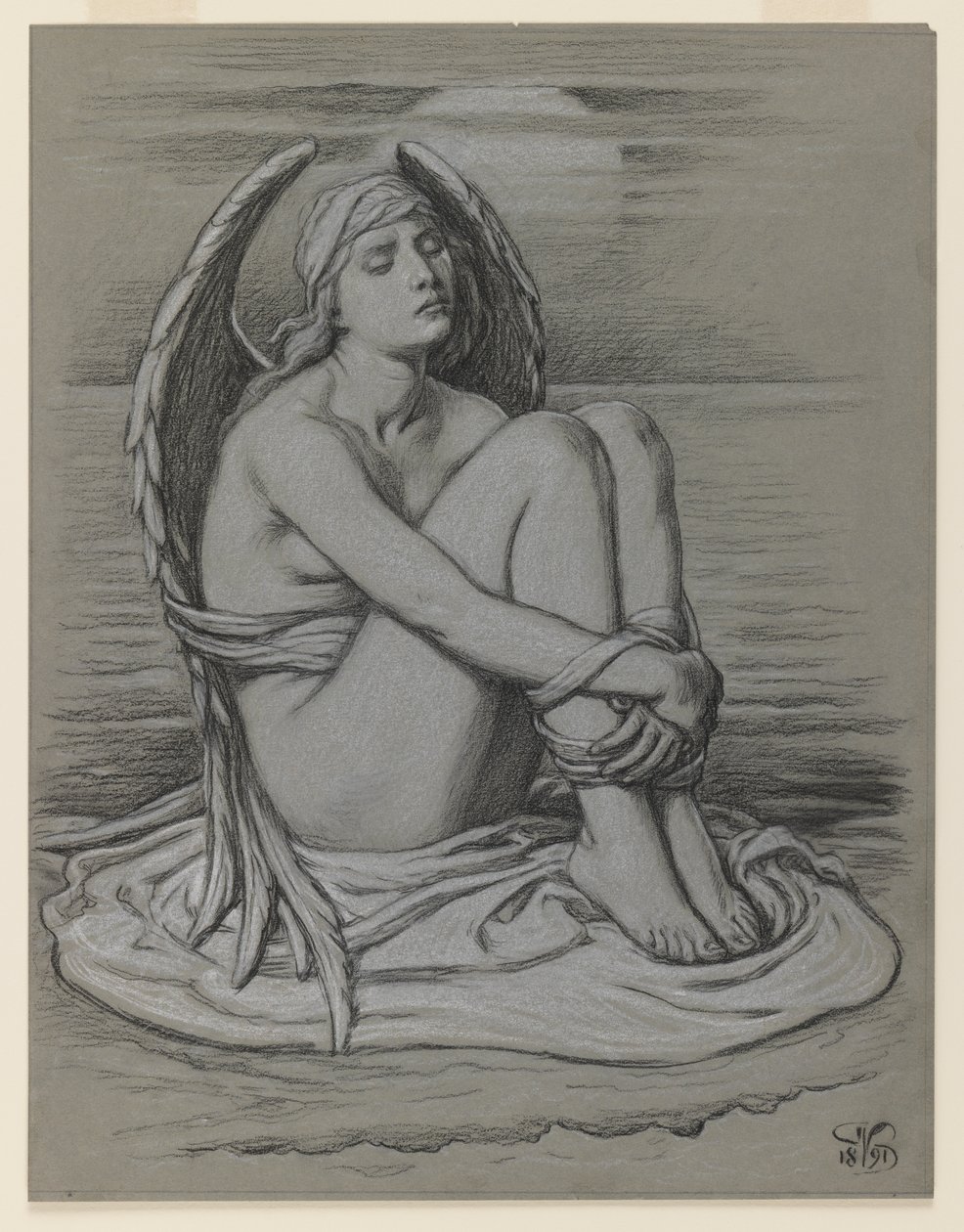 Angelo legato, 1891 da Elihu Vedder