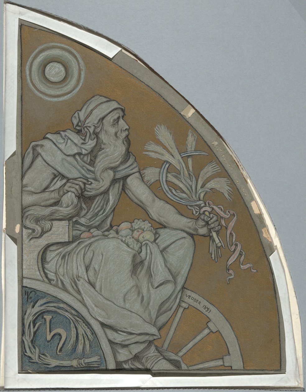 Cartone per Saturno da Elihu Vedder