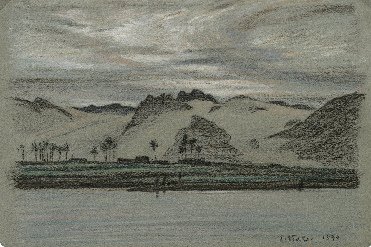Da 30 disegni del viaggio sul Nilo, n. 19 da Elihu Vedder