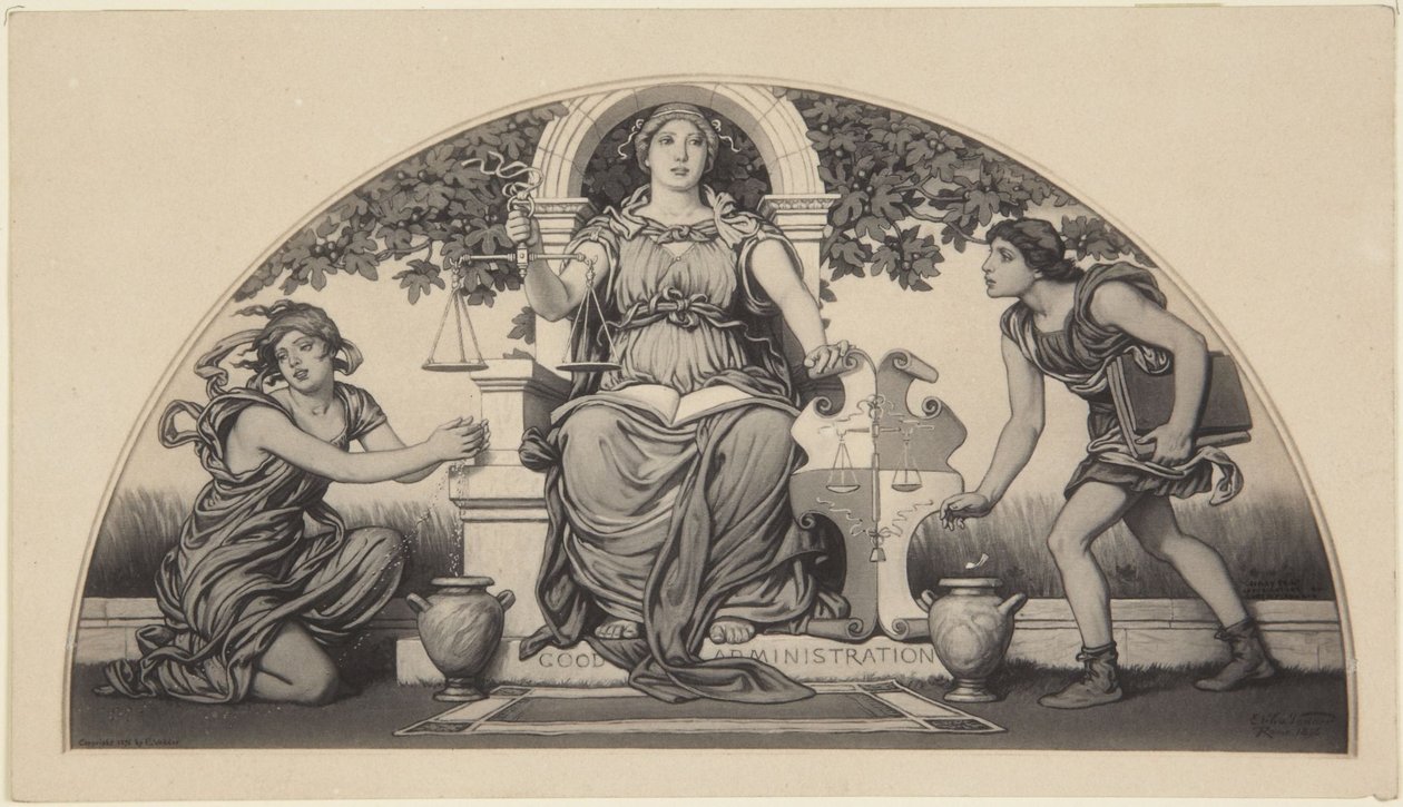 Buona amministrazione da Elihu Vedder
