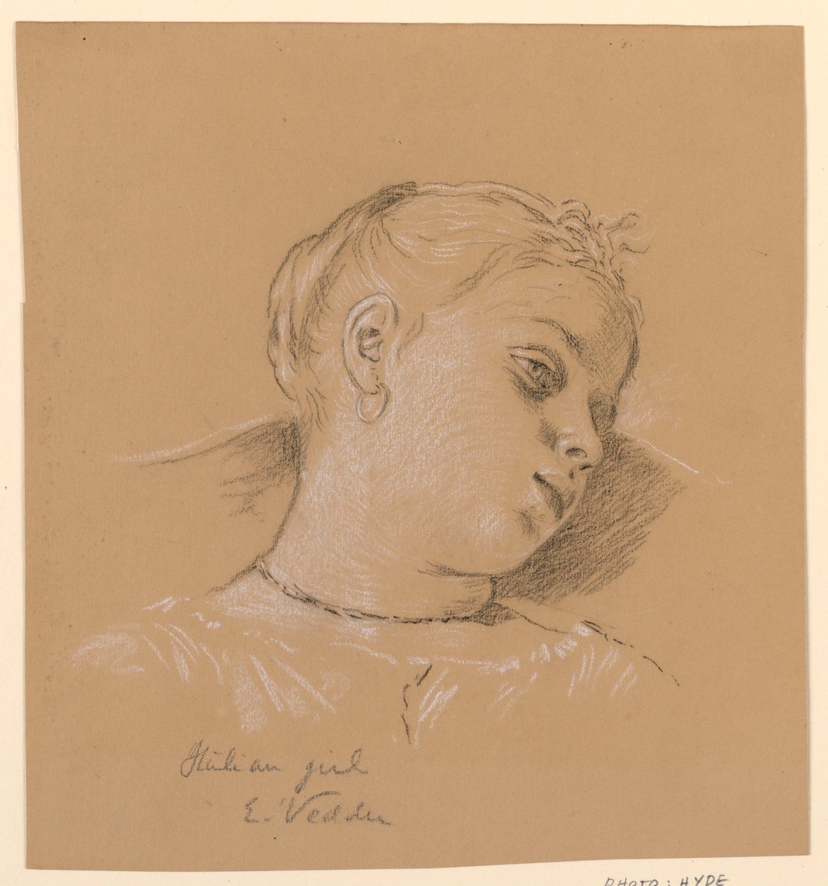 Ragazza italiana da Elihu Vedder