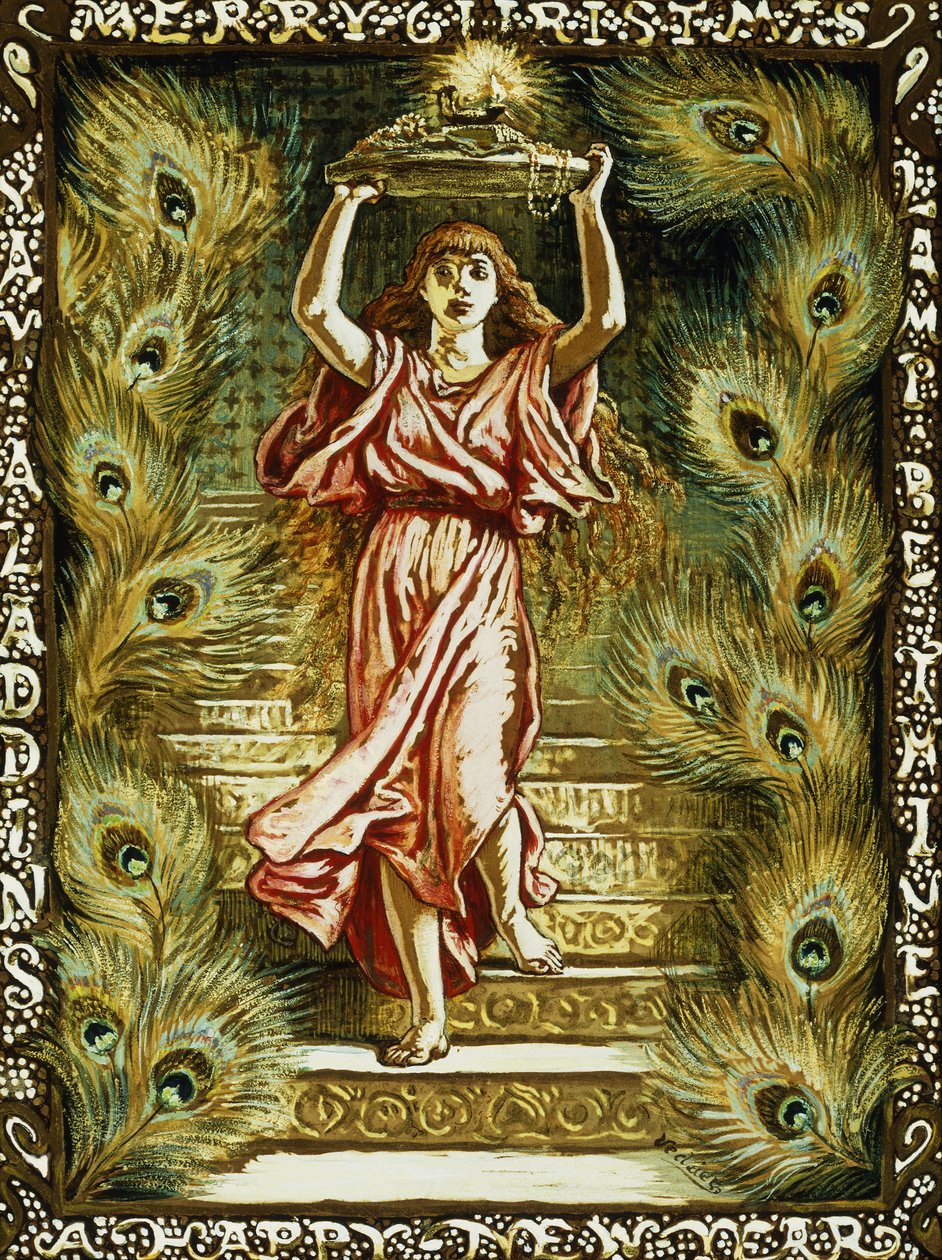 Design di Prang per Natale da Elihu Vedder
