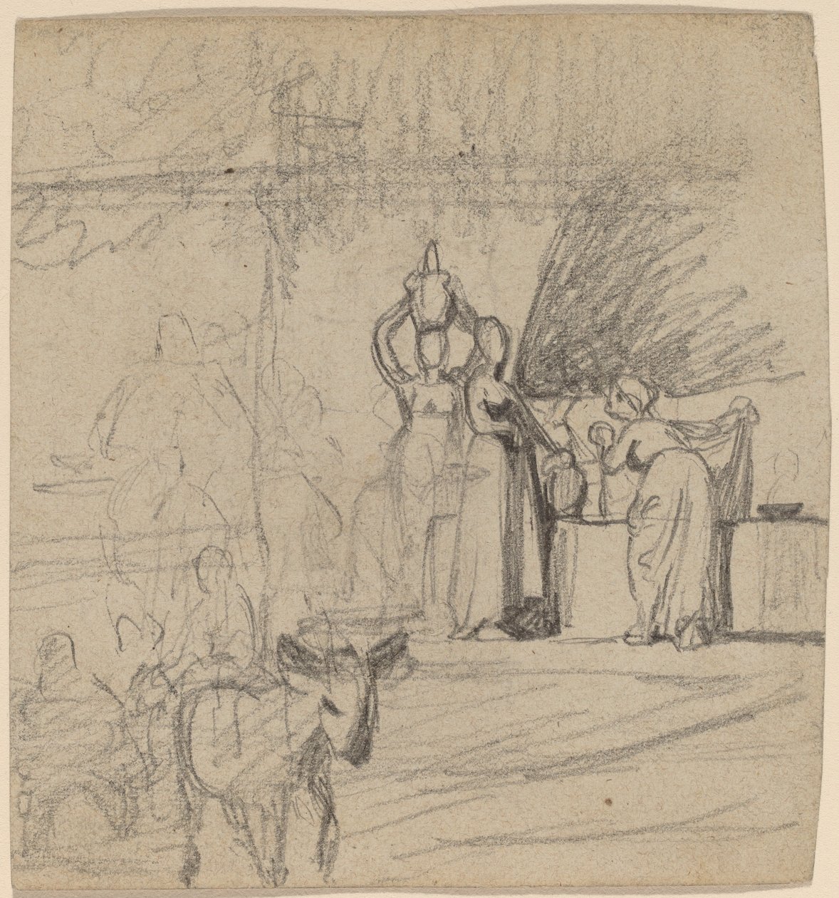 Figlio e asino da Elihu Vedder