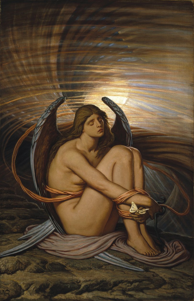 Anima in catene da Elihu Vedder